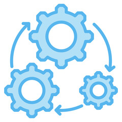 Process Icons For Design Elements 
