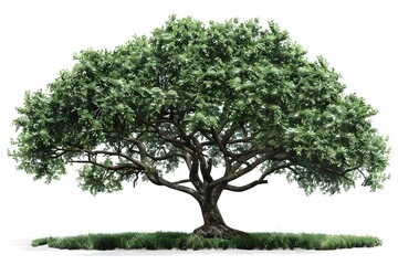 Big tree isolate on white background