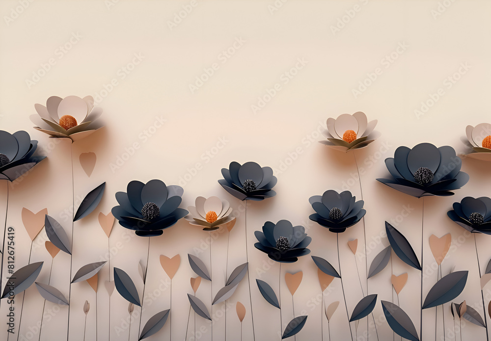 Aufkleber a blue and pink flower arrangement is displayed on a white background. the flowers are arranged in a