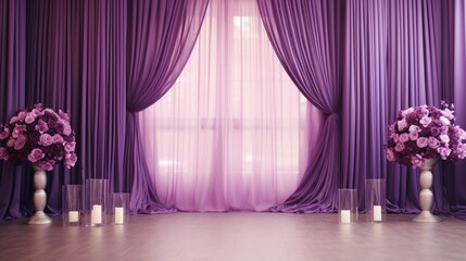 Refreshing and revitalizing purple wedding decoration ideas for web use inspiration