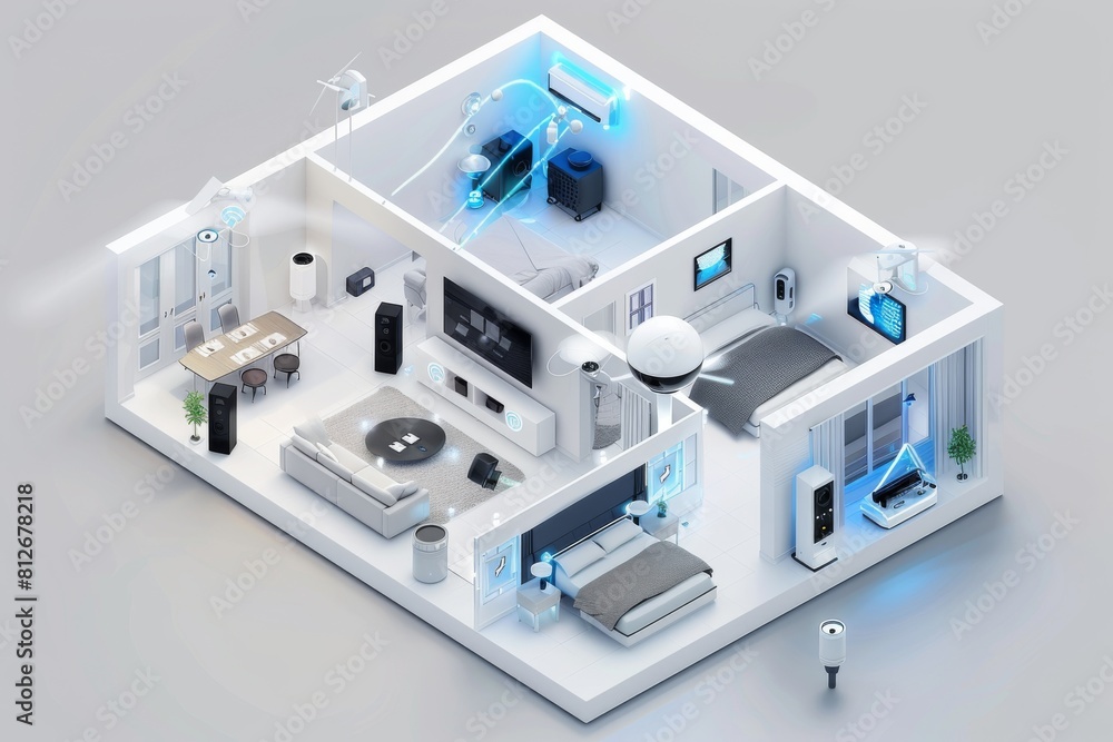 Poster reliable connections in surveillance systems with motion detection and barrier systems provide watch