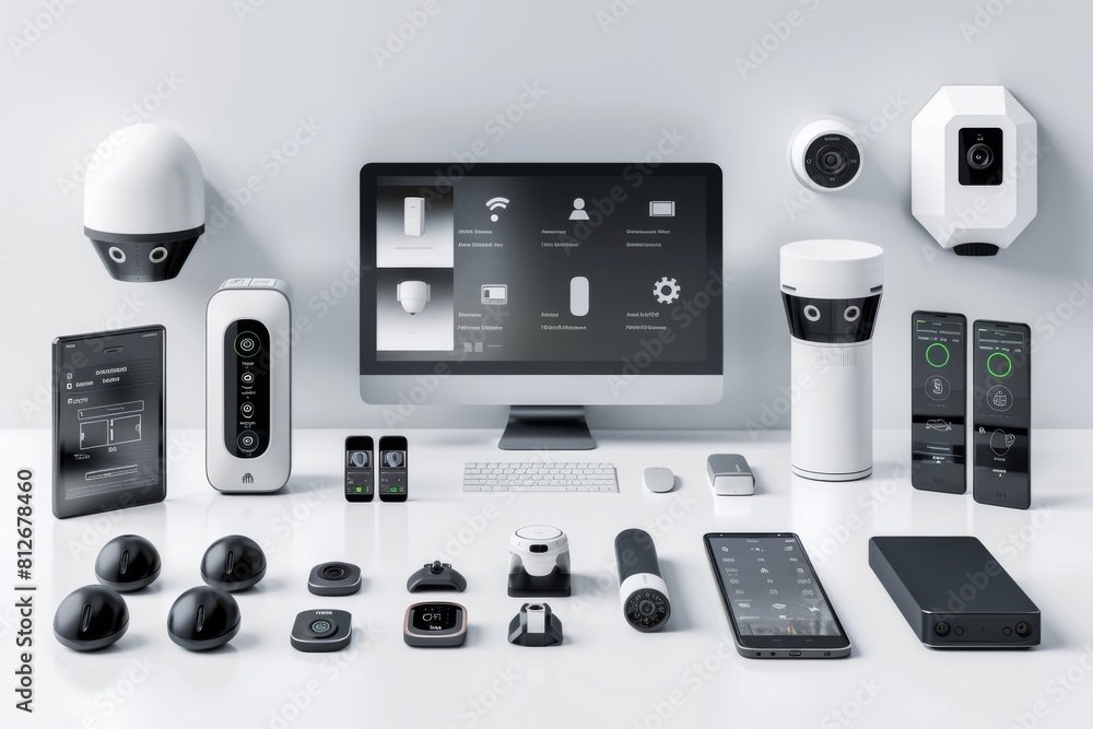Poster barrier systems and motion detection in surveillance systems provide reliable connections and watchf