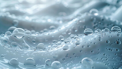 Pure Elegance: Abstract Water Drops and Bubbles