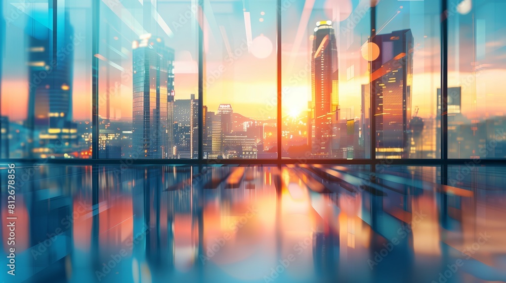 Aufkleber boost your business with an abstract background that inspires creativity.
