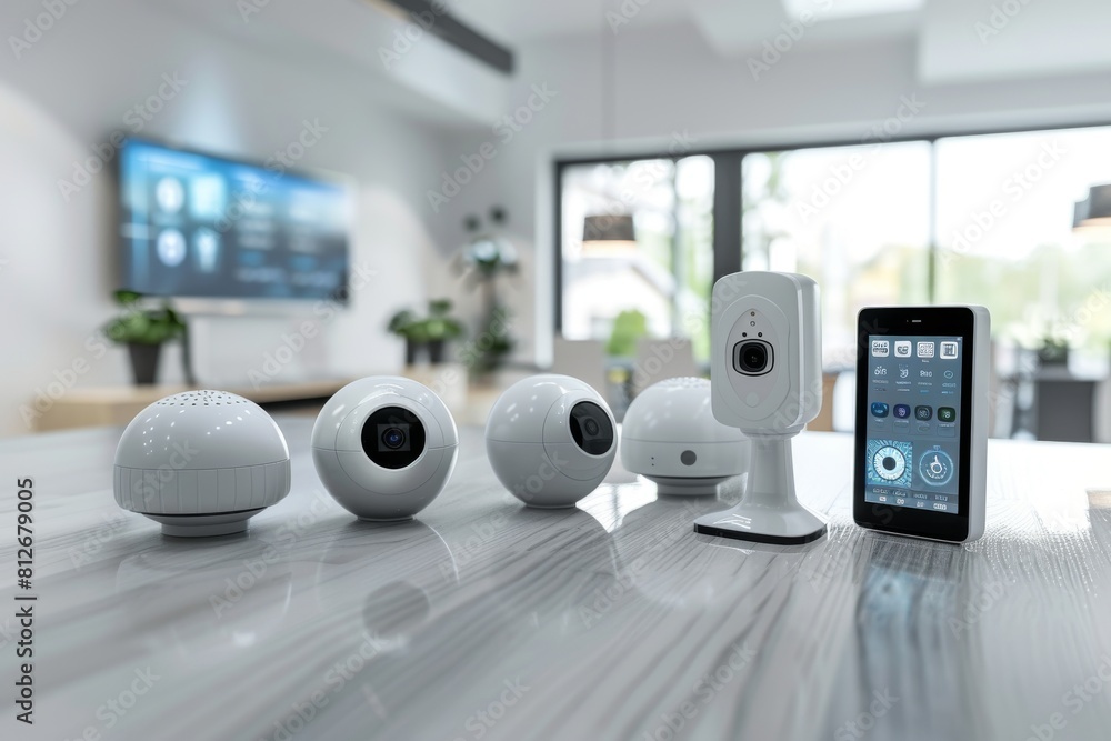 Poster reliable connections in surveillance systems with barrier systems and motion detection support watch