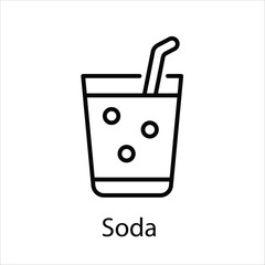 Soda  vector icon