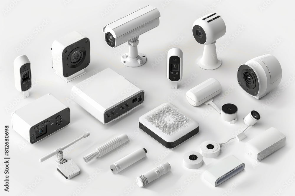 Aufkleber structural networking in surveillance systems with barrier systems supports reliable connections and