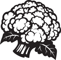 Broccoli simple thin line icon vector illustration