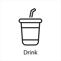 Drink vector icon