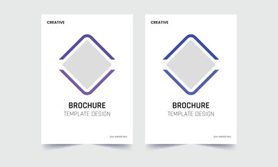 Business flyer , brochure design, brochure cover page layout template