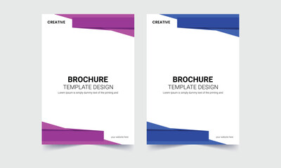 Business flyer , brochure design, brochure cover page layout template