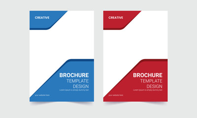 Business flyer , brochure design, brochure cover page layout template