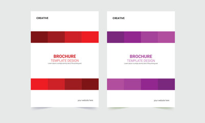 Business flyer , brochure design, brochure cover page layout template