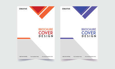 Business flyer , brochure design, brochure cover page layout template