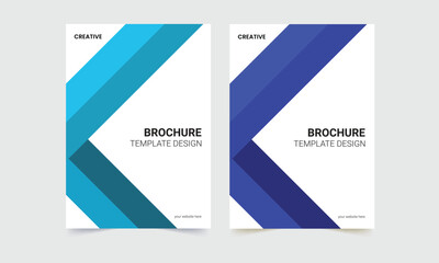 Fototapeta premium Business flyer , brochure design, brochure cover page layout template