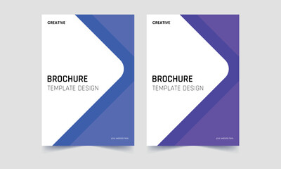 Naklejka premium Business flyer , brochure design, brochure cover page layout template