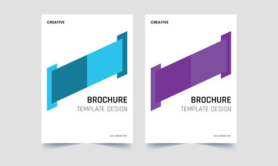 Business flyer , brochure design, brochure cover page layout template