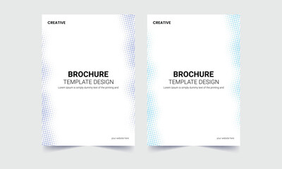 Fototapeta premium Business flyer , brochure design, brochure cover page layout template