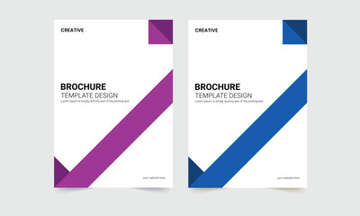 Business flyer , brochure design, brochure cover page layout template