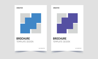 Business flyer , brochure design, brochure cover page layout template