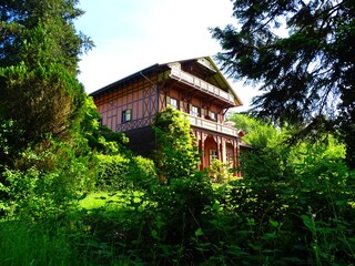 Europe , France , Alsace , Haut Rhin , building of the Petite Camargue Alsacienne fish farm