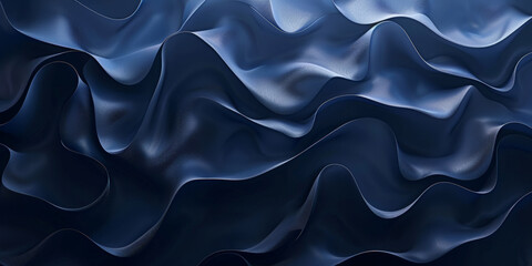 Obraz premium Abstract dynamic wave background.blue futuristic waves particles and dots.wave technology background with blue light, digital wave effect, corporate concept. Cyberspace of future.Science innovation