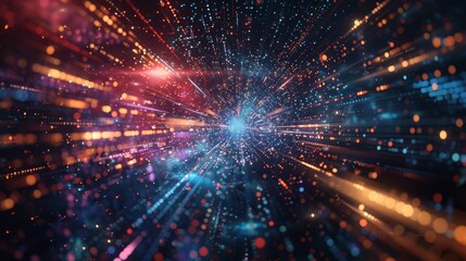 Obraz premium Planets, stars and galaxies in outer space. Fantasy cartoon space.