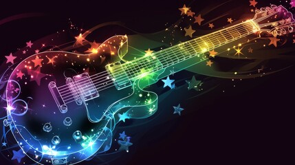A magical starry guitar that summons the oldest souls from the depths of the universe.
