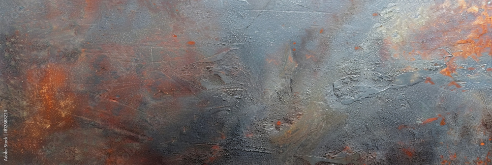 Poster texture rust metal, rustic metal background with distressed brown and rust tones,a rusty metal surfa