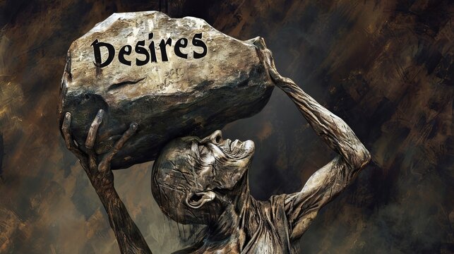 The heart's desires are vast, often elusive to fulfillment - longings and frustration