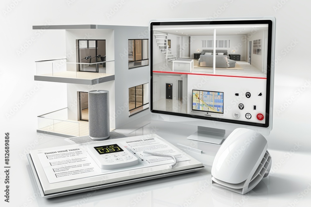 Poster assistance technology in protection systems integrates communication within devices to prevent intru