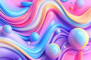 A vibrant and lively abstract background with an array of bubbles. Perfect for adding a fun touch to designs