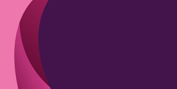 Background design, clean and modern wallpaper template design vector abstract background Banner Design Parple and Pink Gradient Color bg