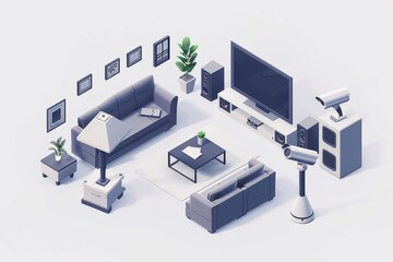 Privacy measures in camera systems integrate smart network operations for enhanced security observation through communicative and alert-based surveillance.