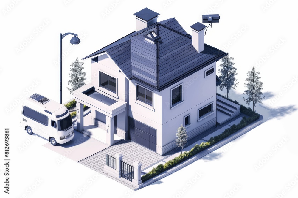 Poster secure environments in surveillance systems integrate wireless alarm systems with smart switch techn