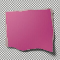 pink cardboard cutout on PNG	