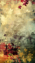 Old vintage background with retro, style elements and different color patterns, Abstract grunge background or old texture, With different color patterns