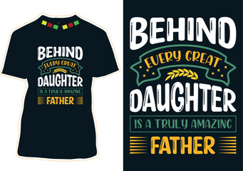 Happy Fathers Day T-shirt Design