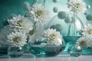 several vases with flowers in them, one of which is called " daisy ".