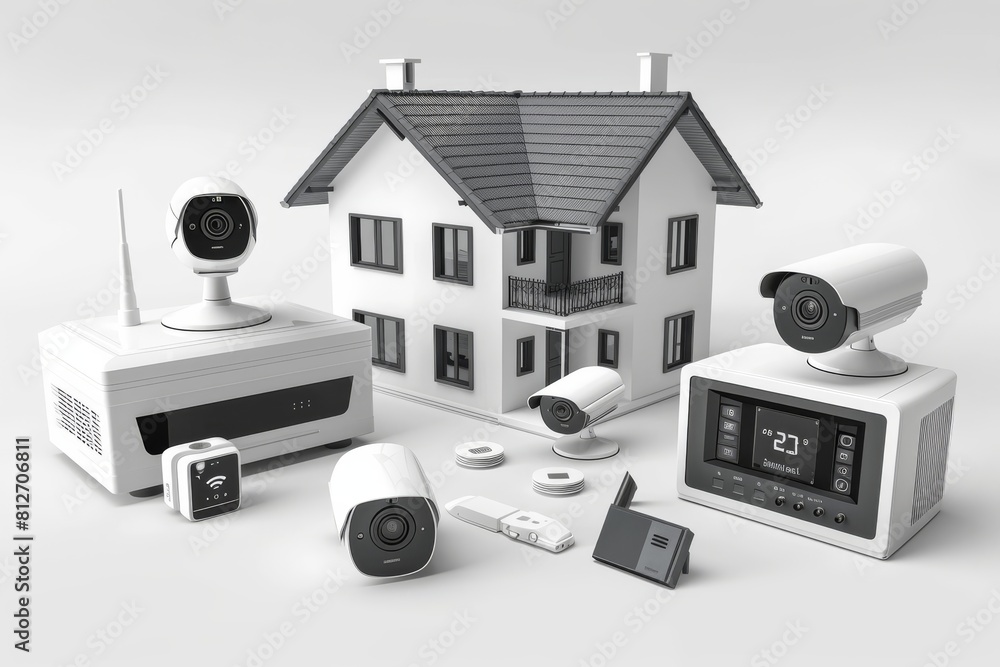 Poster two-way alarms in surveillance systems are enhanced by accessible security cameras, with video techn