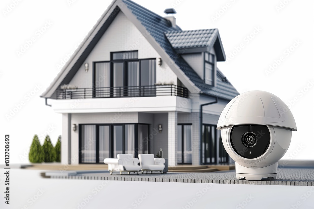 Poster alarm technology in smart homes includes interactive alarms using cameras with antennas for enhanced
