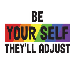 LGBT party SVG colorful design