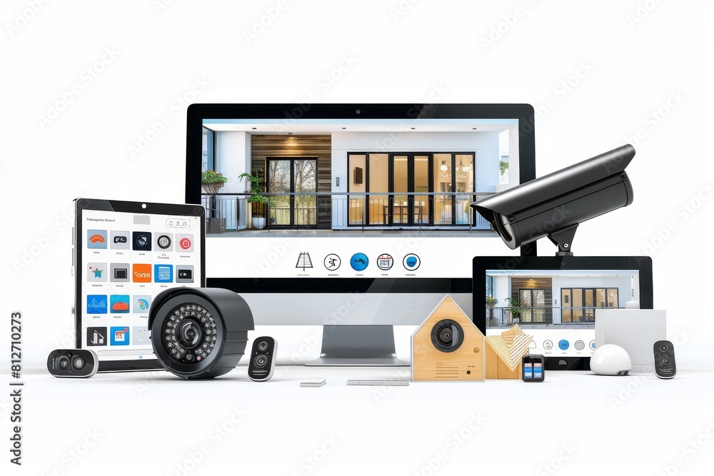 Poster video cameras prevent unauthorized access through optical hardware, connecting security cameras to h