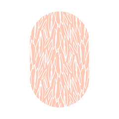 Geometric shape sticker with texture