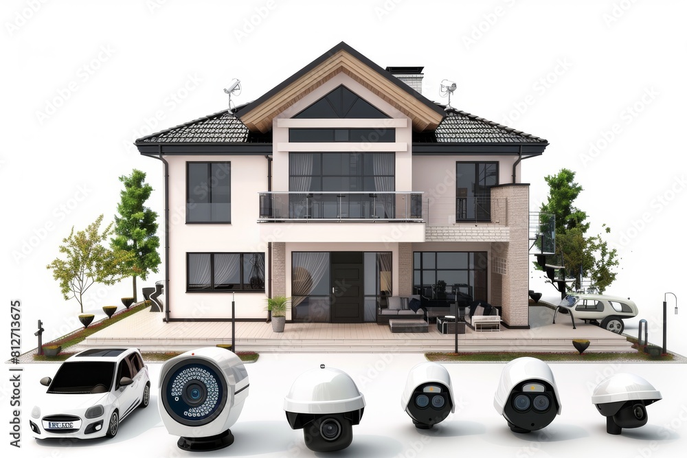 Poster white technology systems in modern surveillance integrate video technology with property-focused sec