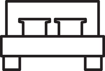 Bed Line Icon
