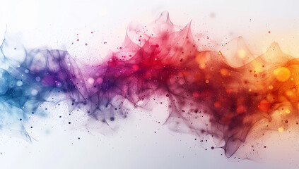 Tranquil Watercolor Wave Abstraction: Artistic Background
