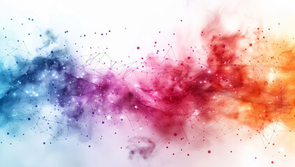 Abstract Liquid Wave Art: Watercolor Background