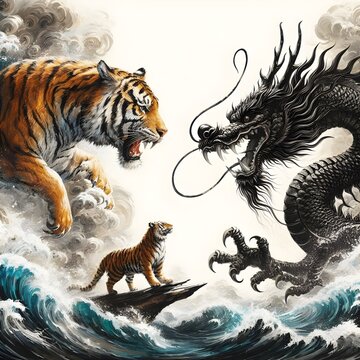 dragon and tiger