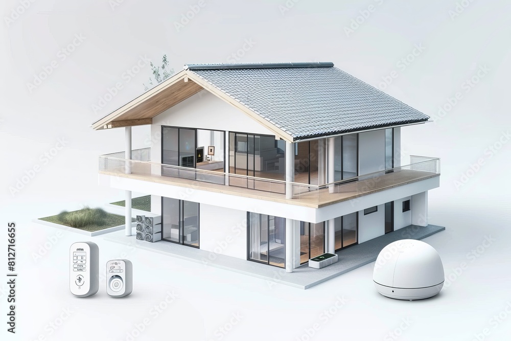 Poster explore the role of security cameras in video recording with automated home security systems and vie